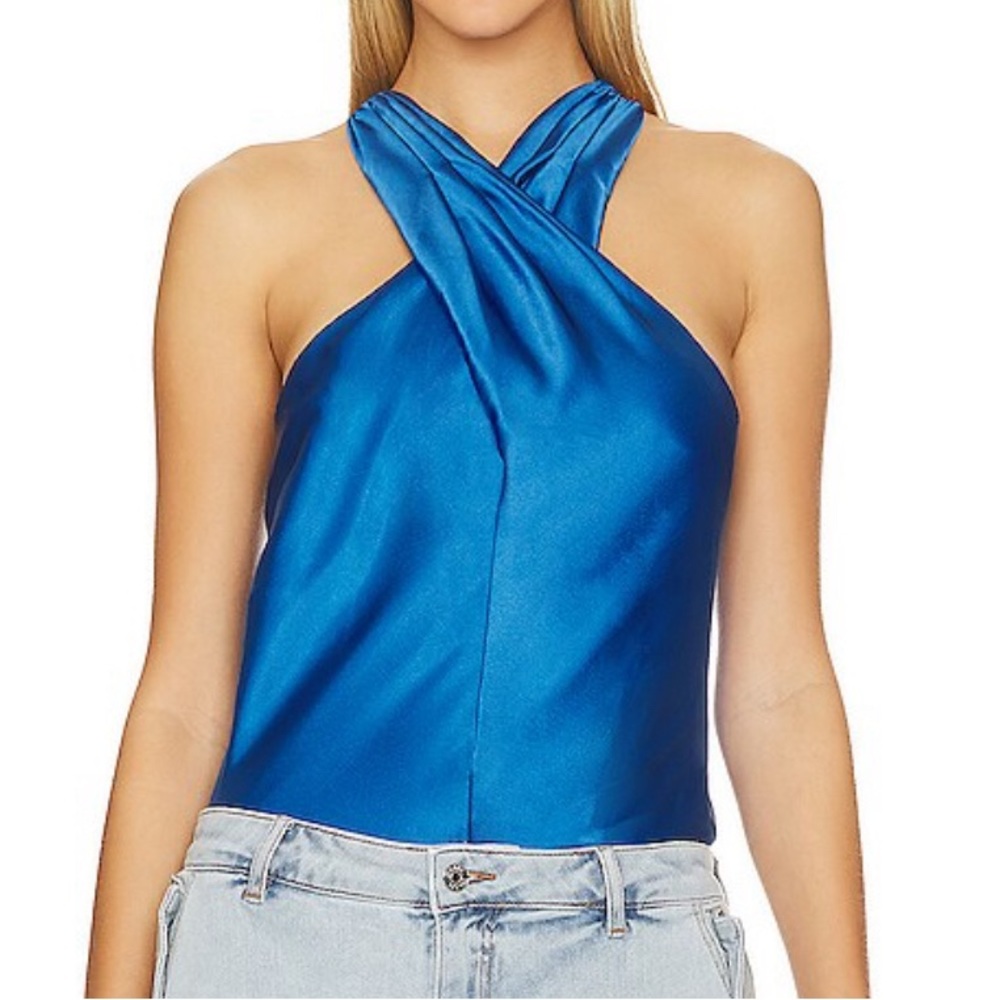 NWT VERONICA BEARD STEWART CHARMEUSE TOP SZ. 10